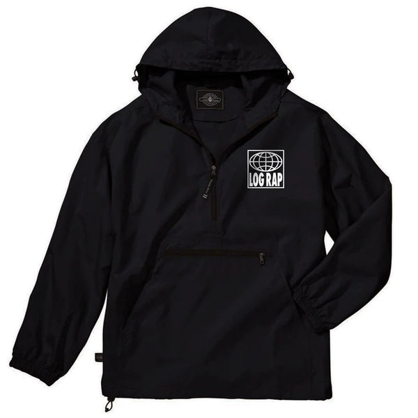LOG RAP ”Packable Jacket Black”