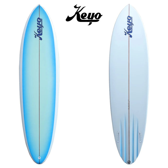 KEYO SURFBOARDS THE TWIN PIN 6'10” SURFBOARD LONGBOARD キーヨ