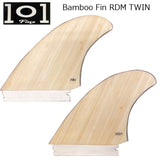 101 fin co Bamboo Fin (バンブーフィン) RDM TWIN FIN  サンディエゴを拠点に数多くのバンブーフィンの製作実績を持つ101 Fin Co