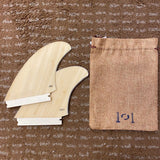 101 fin co Bamboo Fin (バンブーフィン) RDM TWIN FIN  サンディエゴを拠点に数多くのバンブーフィンの製作実績を持つ101 Fin Co