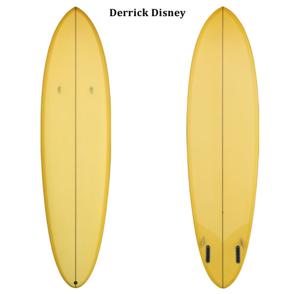 DERRICK DISNEY SURFBOARDS デリックディズニー シェイプ MIDZR MODEL 7’5” VISSLA ヴィスラ サーフボード サーフィン ※別途送料