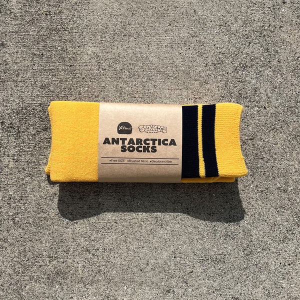 YETINA SLOW LIFE Antarctica Socks ≪Yellow/Black≫ 送料無料