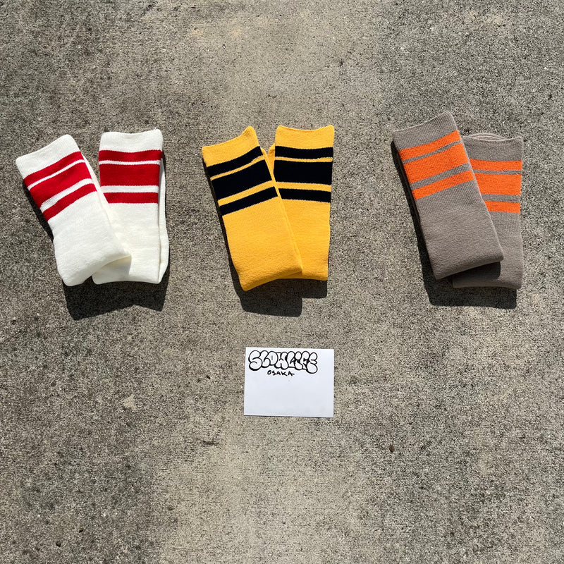 YETINA SLOW LIFE Antarctica Socks ≪Yellow/Black≫ 送料無料