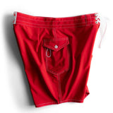 BIRDWELL ”808 SURFSTRETCH SIDE POCKET BOARDSHORTS” -Red-  バードウェル ストレッチ 水着 海パン ウォークショーツ 短パン メンズ