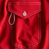 BIRDWELL ”808 SURFSTRETCH SIDE POCKET BOARDSHORTS” -Red-  バードウェル ストレッチ 水着 海パン ウォークショーツ 短パン メンズ