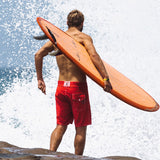 BIRDWELL ”808 SURFSTRETCH SIDE POCKET BOARDSHORTS” -Red-  バードウェル ストレッチ 水着 海パン ウォークショーツ 短パン メンズ
