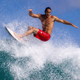 BIRDWELL ”808 SURFSTRETCH SIDE POCKET BOARDSHORTS” -Red-  バードウェル ストレッチ 水着 海パン ウォークショーツ 短パン メンズ
