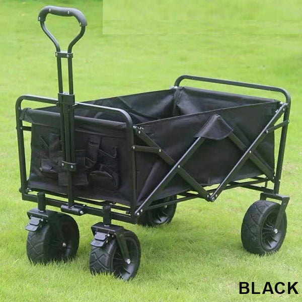 キャリーワゴン Off-Road Camping Cart Wagon オフロードキャンピングカートワゴン ペットカートワゴン手押し車 アウトドア/ビーチチェア /キャンプ海水浴/サーフィン/フェス
