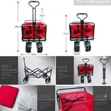 キャリーワゴン Off-Road Camping Cart Wagon オフロードキャンピングカートワゴン ペットカートワゴン手押し車 アウトドア/ビーチチェア /キャンプ海水浴/サーフィン/フェス
