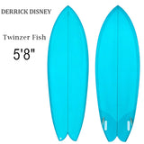 DERRICK DISNEY SURFBOARDSTWINZER FISH MODEL 5’8” ※営業所留め配送