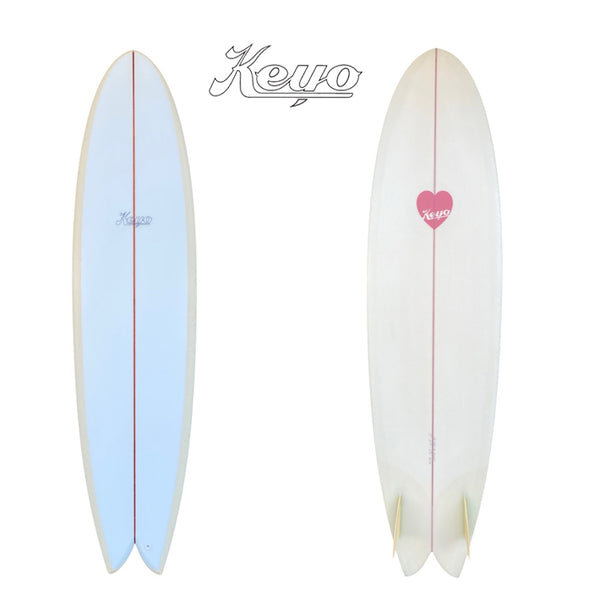 KEYO Surfboard 《Mid Egg Fish Keel On Fin 7'2” ミッドレングス