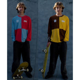 Log Rap × Moon Longsleeve Tee (Blue/Red)