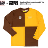 Log Rap × Moon Longsleeve Tee (Brown/Yellow)