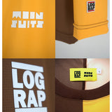 Log Rap × Moon Longsleeve Tee (Brown/Yellow)