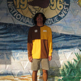 Log Rap × Moon Longsleeve Tee (Brown/Yellow)