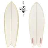 RYAN BURCH SURFBOARDS  SQUIT FISH MODEL 5’2”