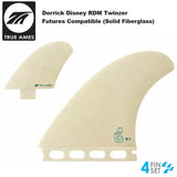 True Amesトゥルーアムス フィン Derrick Disney RDM Twinzer - Futures Compatible (Solid Fiberglass) RDMツインザーデリック・ディズニー