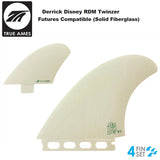 True Amesトゥルーアムス フィン Derrick Disney RDM Twinzer - Futures Compatible (Solid Fiberglass) RDMツインザーデリック・ディズニー (コピー)