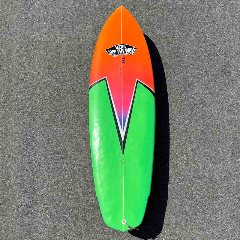 【USED】 THC Surfboard ” 5’6 DIAMOND TAIL Tosh Tudor Personal ” サーフボード サーフィン